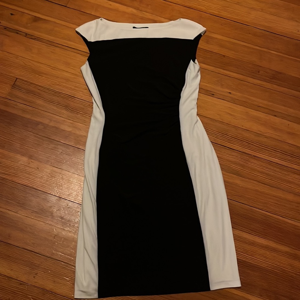 Beautiful Black & White Dress by Lauren Ralph Lauren